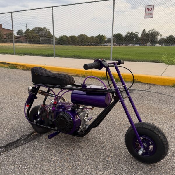Purple Custom Mini Bike 75+ MPH