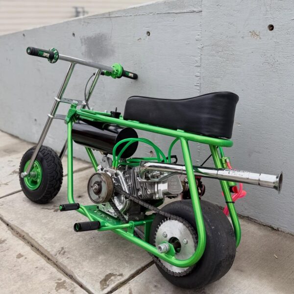 Green Custom Fat Tire Mini Bike