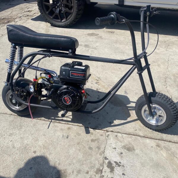 LAX Black Predator 212 Fat Tire Mini Bike