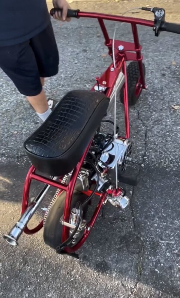Red Custom Performance Mini Bike — LAX Minibikes Custom Build Texas