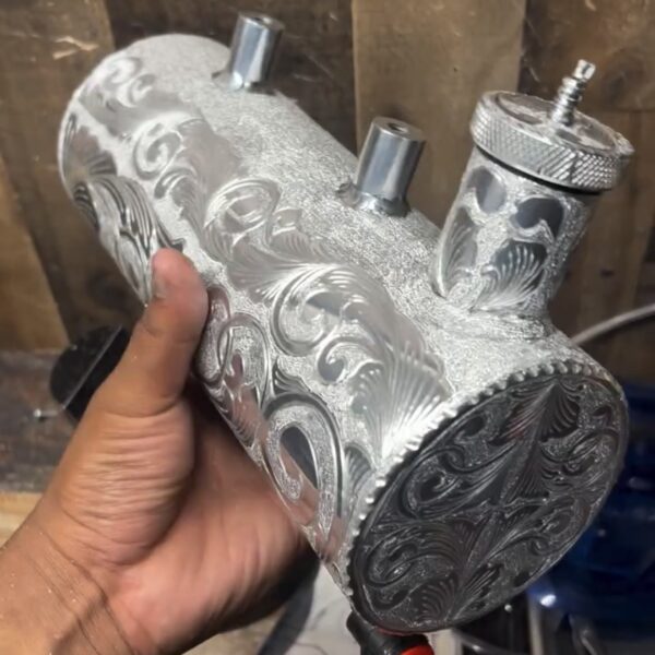 Engraved 1G gas tank